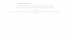 Desktop Screenshot of cargadoressolares.com